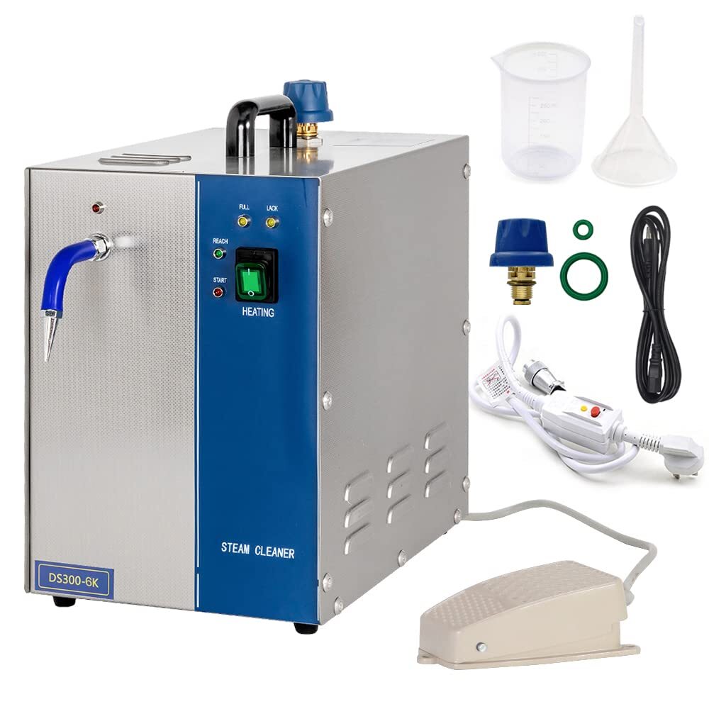 Stainless Commercial Jewelry Steam Cleaner Gem Washer Machine Anti-rust 1300W