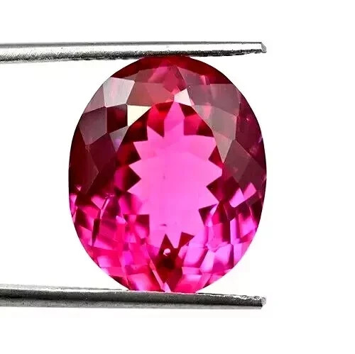 20.00 Ct+ Natural Flawless Pink Sapphire Oval Cut Certified Loose Gemstone AAA+