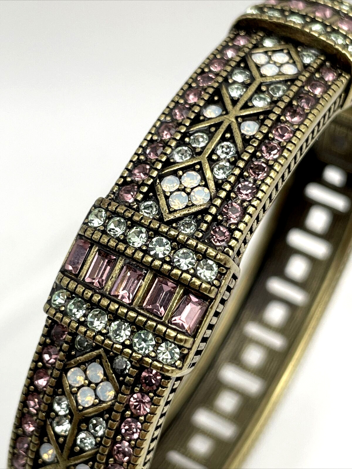 HEIDI DAUS “Everyday Elegance” Crystal Bracelet 2 Piece Set – Chrysolite – NIB