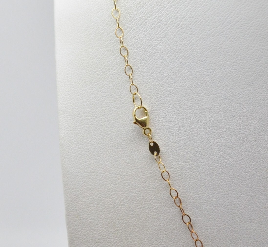 Stunning 14K Gold chain w/ Multiple Dangling Accents Necklace 17.0″ GOLD-3416
