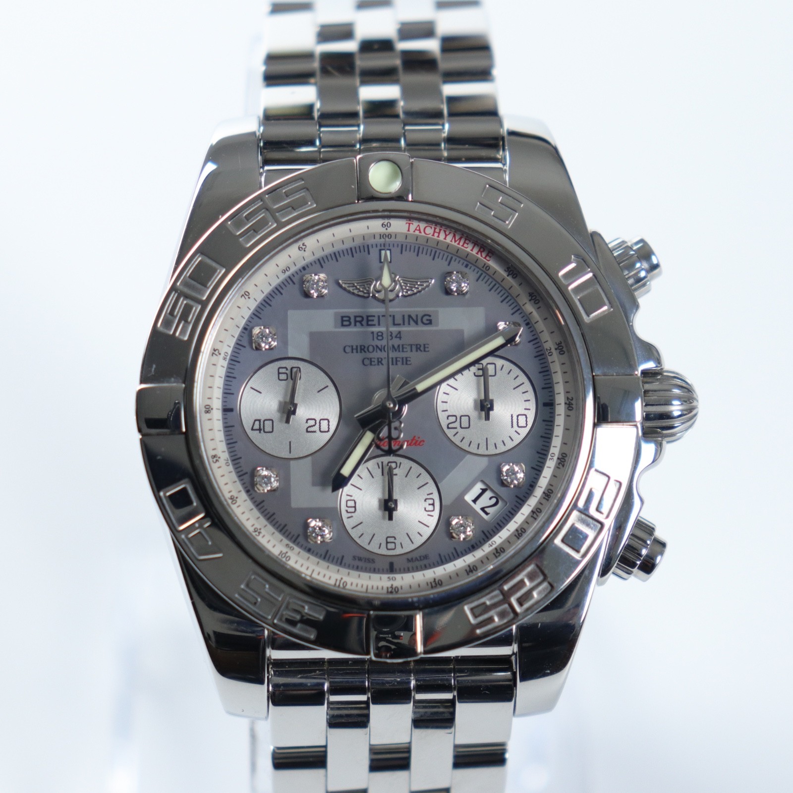 Breitling Chronomat 41 | Mother of Pearl Diamond Dial | 2019 | Ref. AB0140