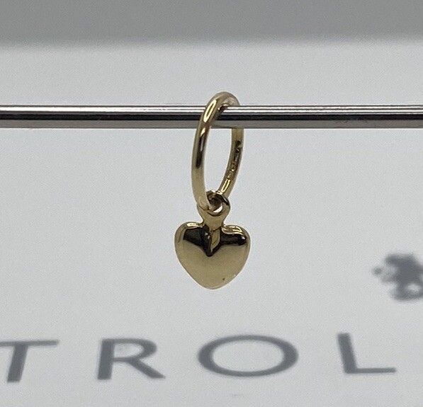 Trollbeads Mini Heart 750 Gold Charm
