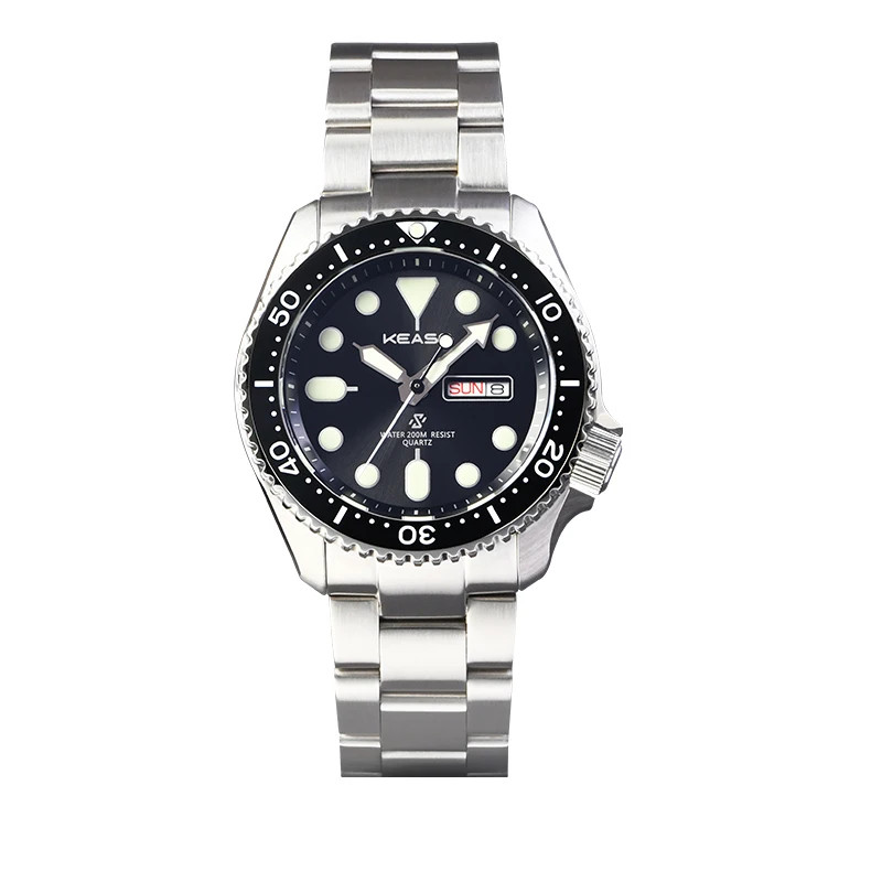 Men’s Quartz Watch Miyota 2105 Sapphire Crystal Luminous 316L Steel