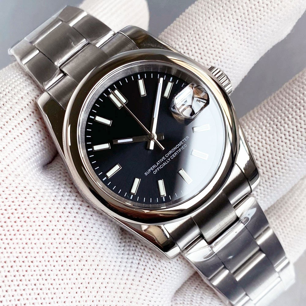 Tandorio 36/39mm Sapphire Sunburst Dial 20ATM Japan NH35 Auto Men Watch Lume