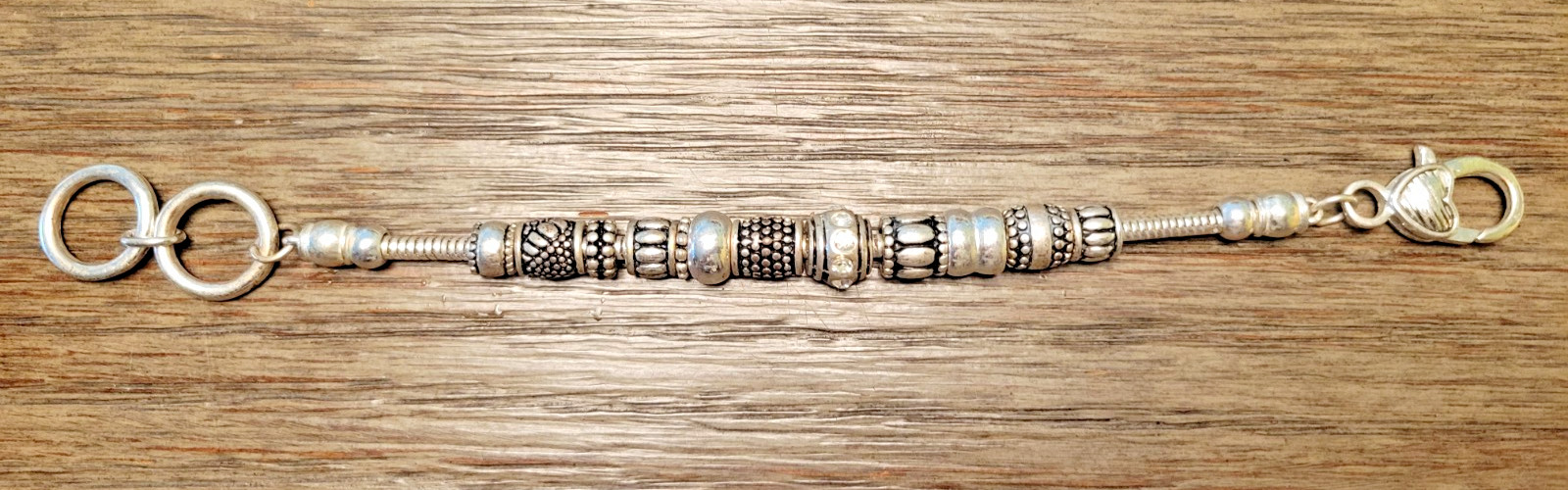 Brighton Barrel Slide Charm Bracelet With 12 Beads