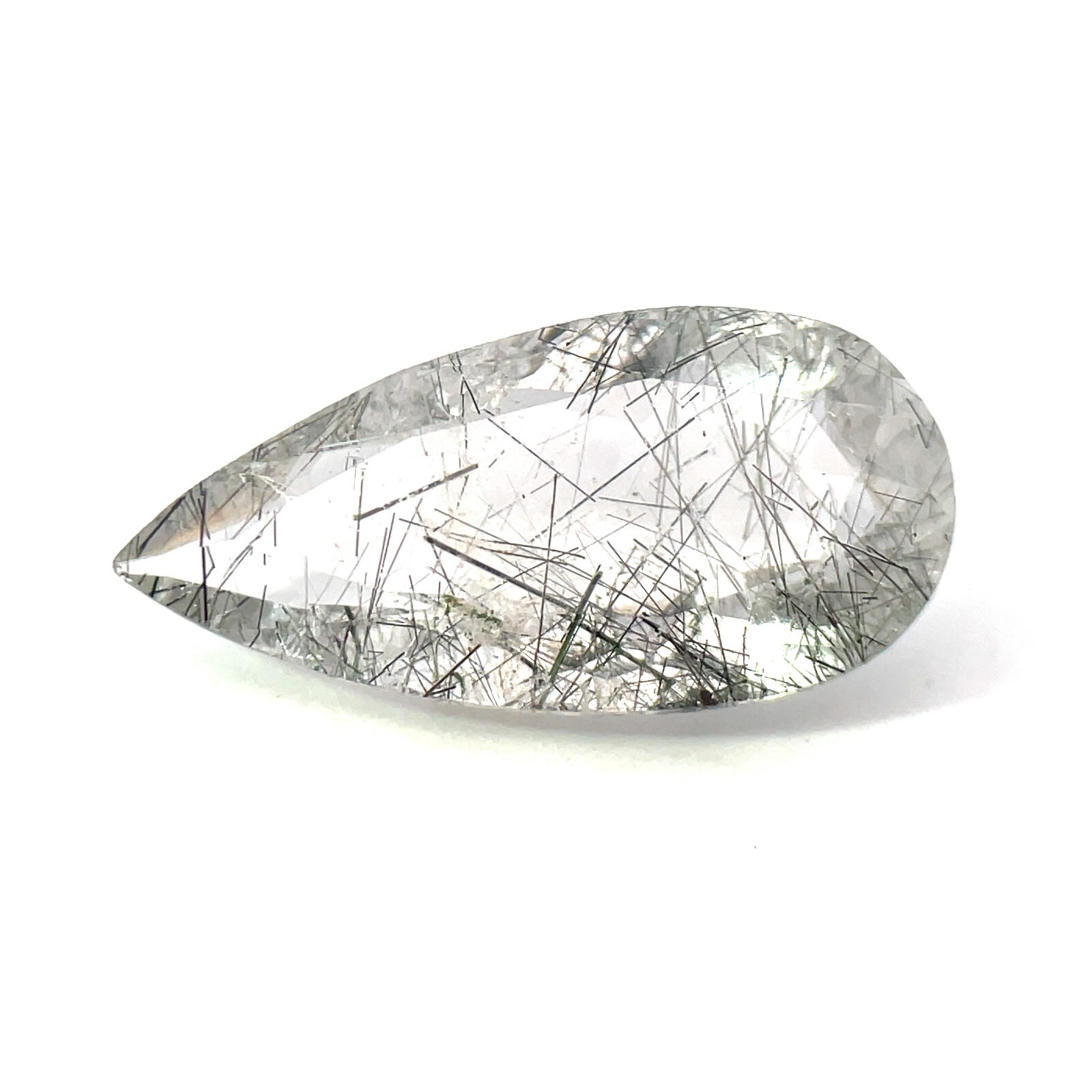 16.20cts Natural Rutile Quartz – Pear Shape – 21974RGT