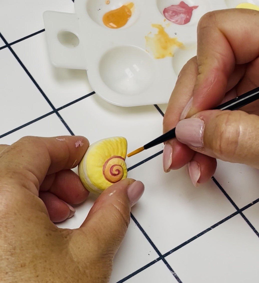 Handmade Ceramic Pendant Jewelry. Unique piece. Orange speckles