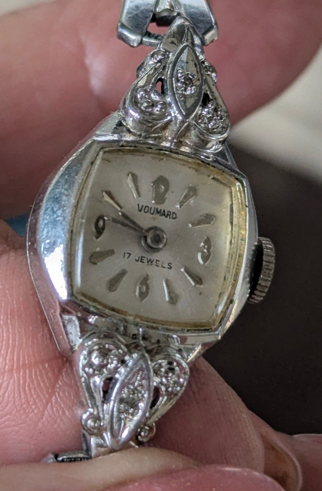 1933 Waltham Art Deco 17 jewel Ladies watch and Vintage Voumard 17 jewel ladies