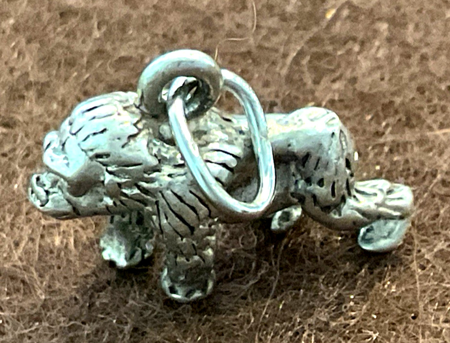 Gorilla Ape Monkey 3D Charm Pendant 925 Sterling Silver – About 2 Grams
