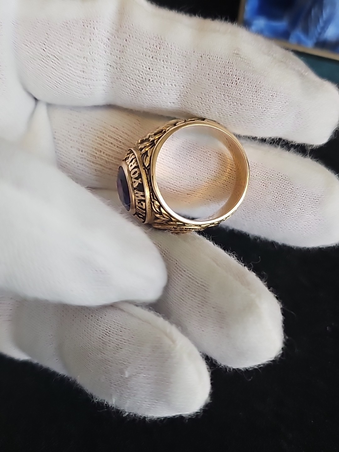Vintage 1958 Balfour 10K Yellow Gold The City College New York Ring 23.4 Grams