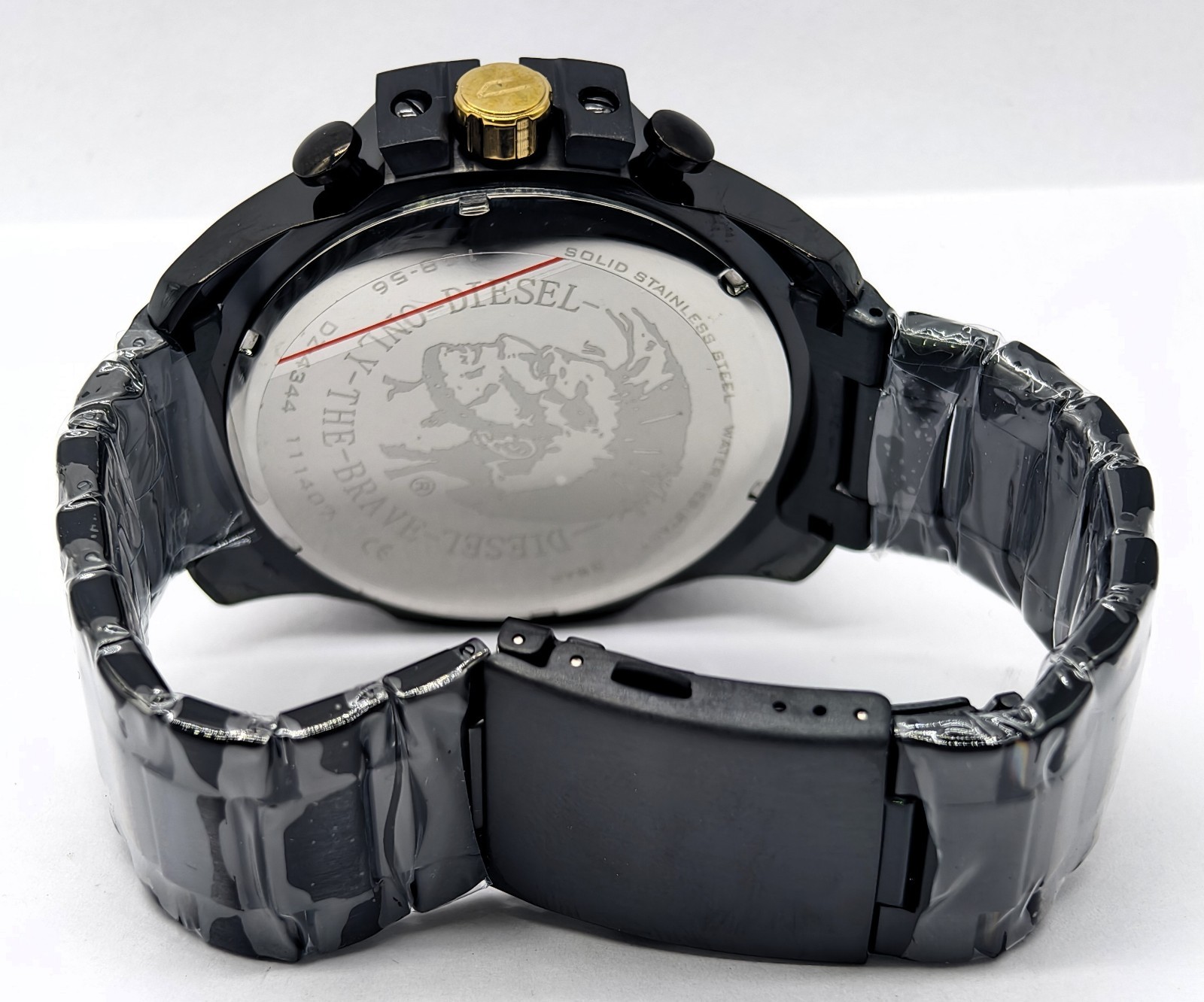 Awesome Diesel 10 Bar ”ONLY THE BRAVE” Chronograph Quartz Men’s Wrist Watch