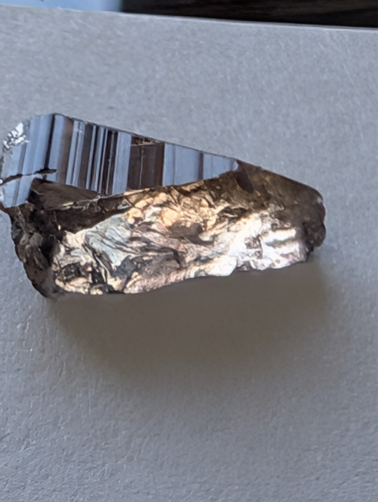 USA seller 3.17 IF flawless Axinite facet rough gemstone specimen