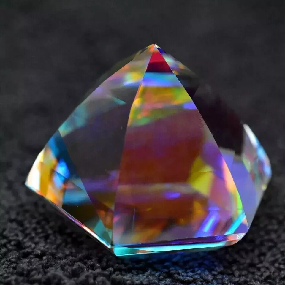 97 Ct Multicolor Certified Natural Mystic Hexagon Cut Loose Gemstone