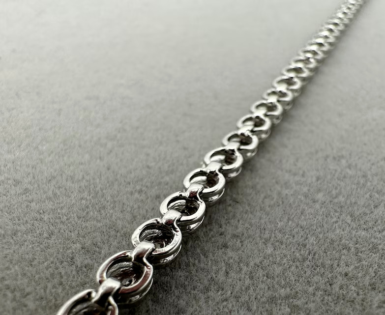 Antique Vintage Art Deco Tennis Bracelet 925 Sterling Silver Lab Created Diamond