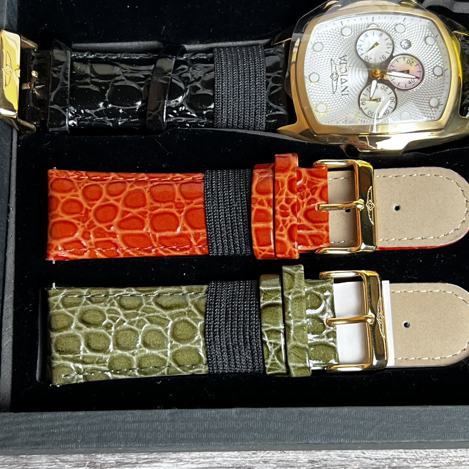 INVICTA 14314 LIMITED EDITION Lupah Trinite Flame Fusion Crystal Watch Gift Set