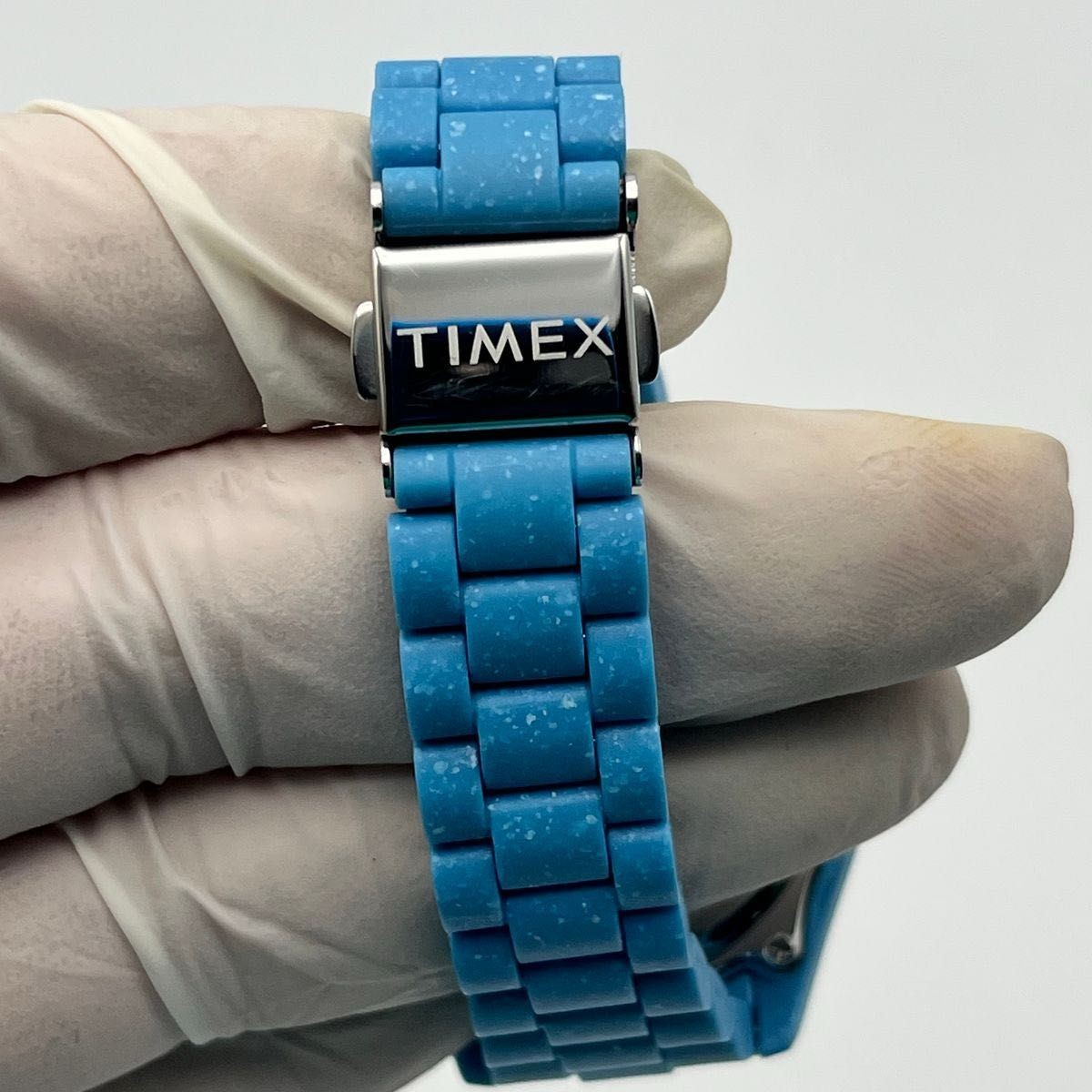 Working TIMEX Watch TW2V33000 Waterbury Timex Blue Quartz Analog Quartz Watch