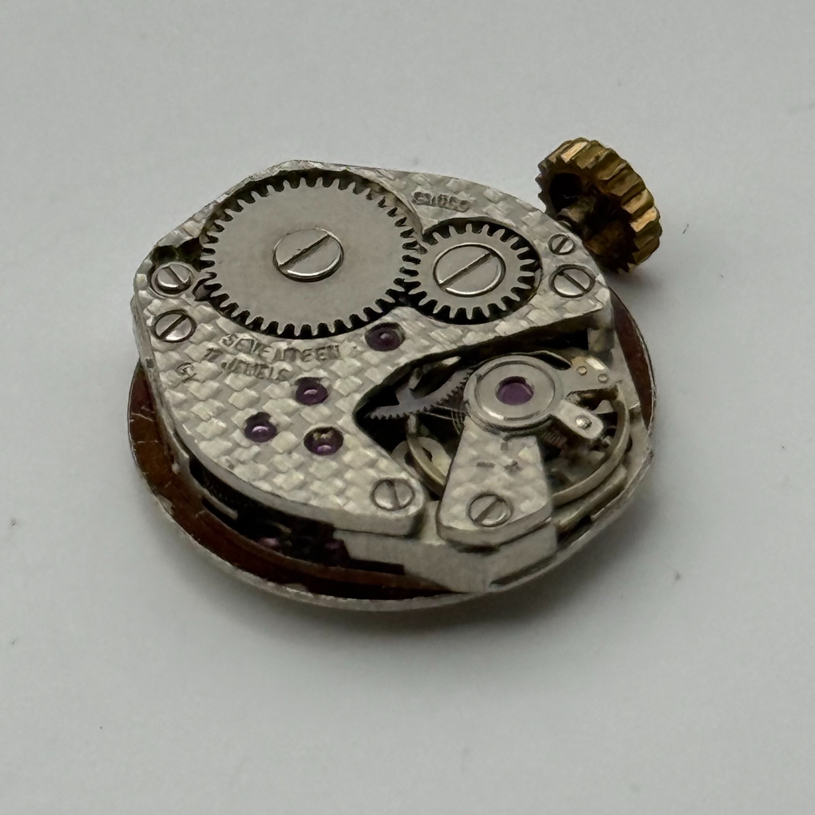 FHF 69-21 Watch Movement Regency 17 Jewels Swiss Manual Wind Parts Repair 15.3mm