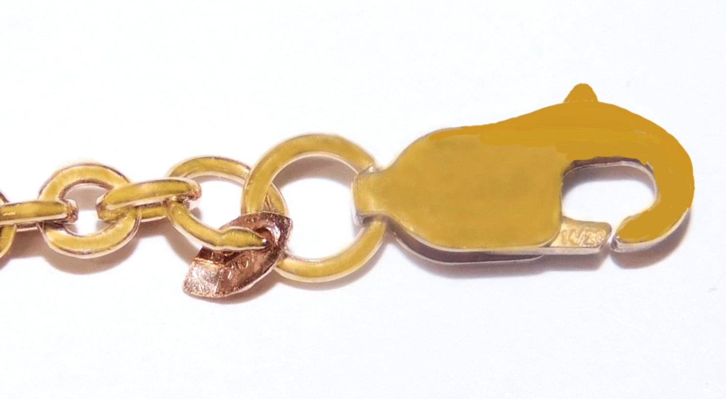 Black Hills Gold 10k Double Sided Rose Leaves Bracelet 8 1/2 Inch