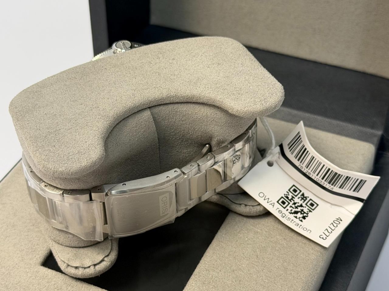 NWT! Oris Big Crown ProPilot Big Day Date Auto Grey Dial Watch FULL SET!