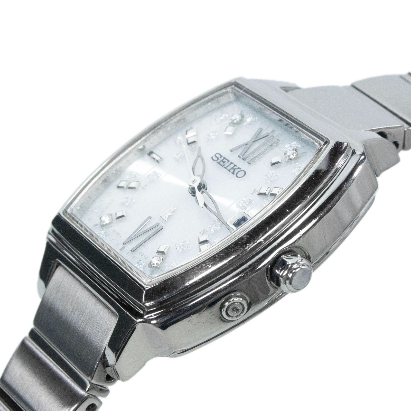 SEIKO LUKIA SSVW063 1B22-0BE0 Kotorippu Limited 2000 Solar Radio Women’s Watch