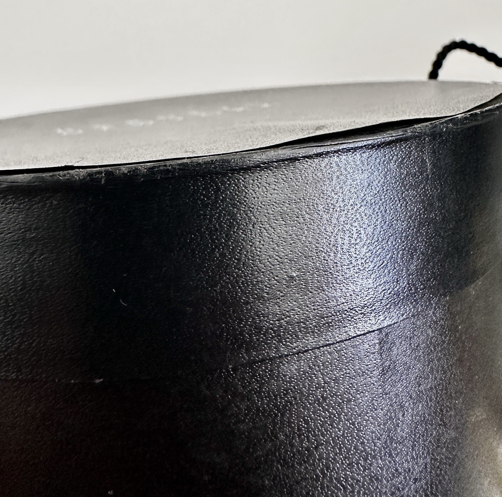 Barneys New York 2x Black Hat Boxes 6 1/2 Inches -Vintage EXC