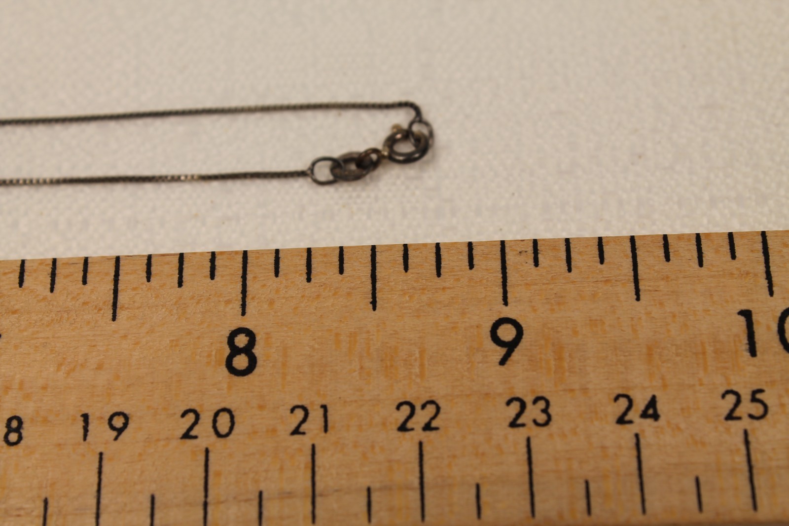 Vintage Rectangular Moonstone Cabochon Sterling Silver Pendant & Chain