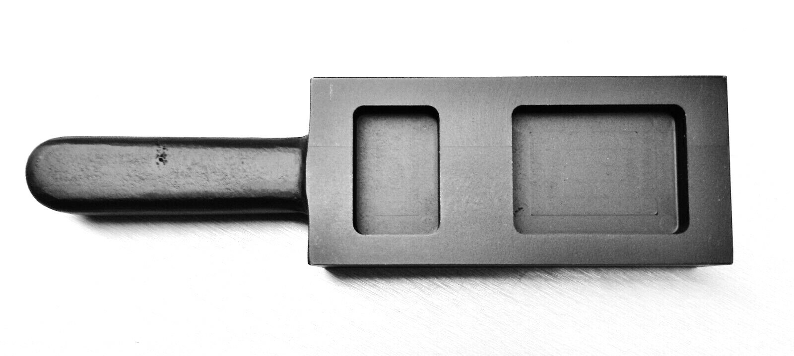 Ingot Mold Cast Iron Cavity 3 Pocket for Bars & Plates 200gr 500gr & 1000gr A-1