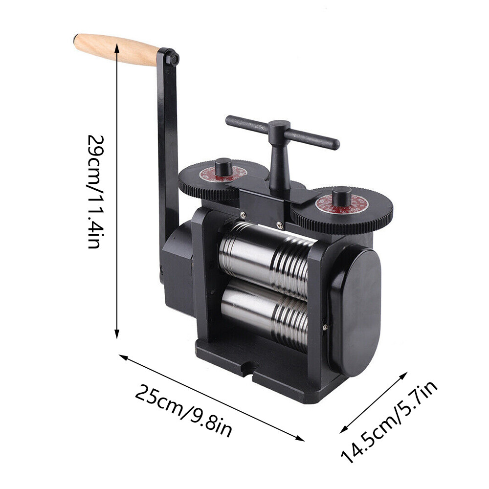 Manual Combination Rolling Mill Machine Jewelry Metal Tools Equipments 110/130mm