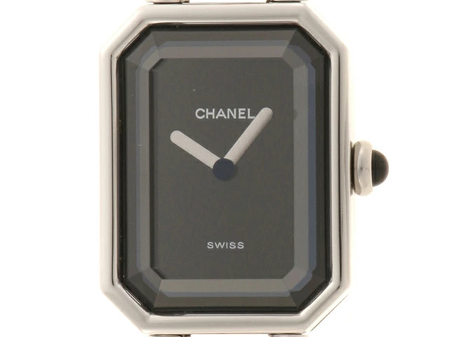 Chanel Première M H0452 Stainless Steel 20mm Black Dial Quartz Women’s #DW710