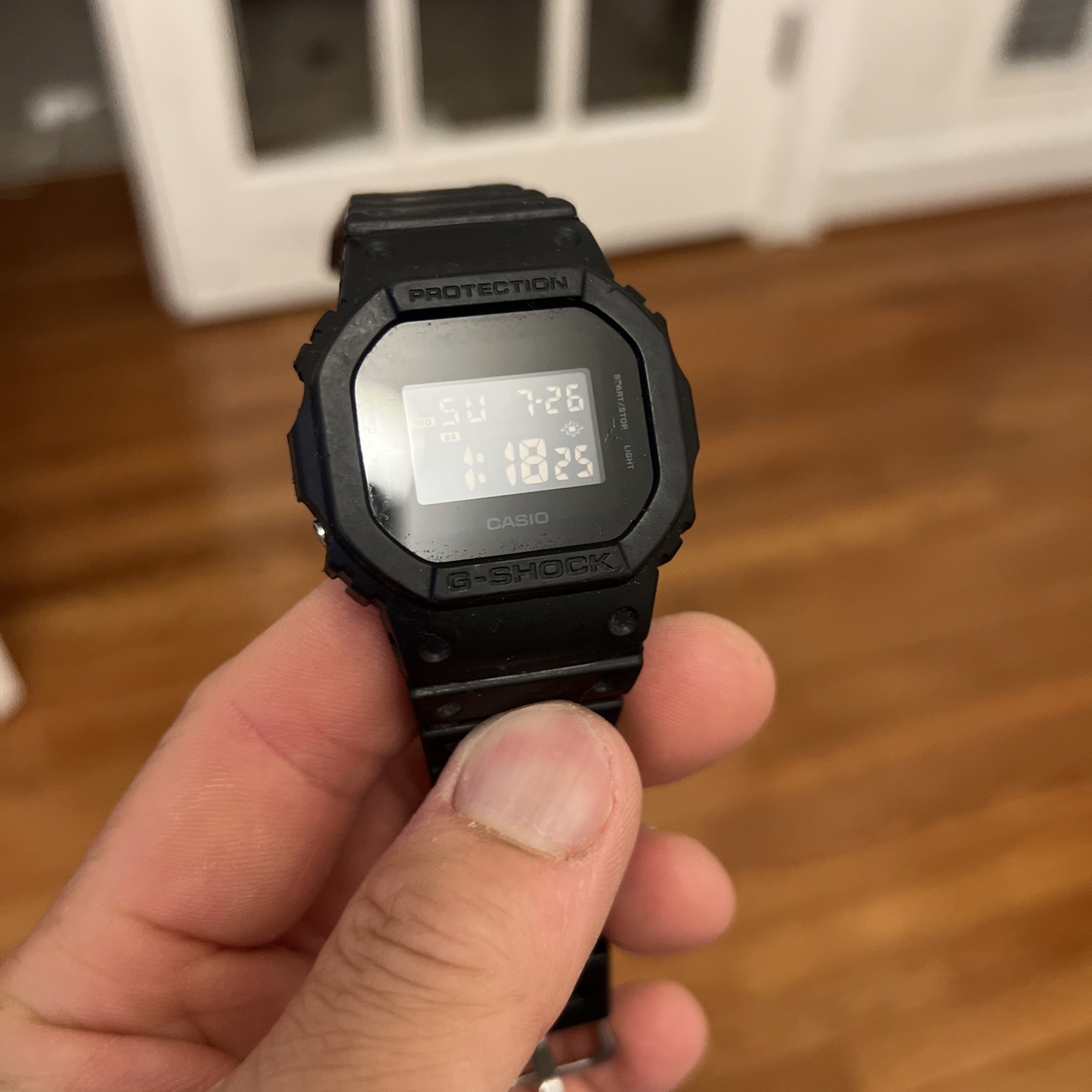 Casio G-SHOCK DW-5600BB Men’s Digital Shock-Resistant 200m Black Resin