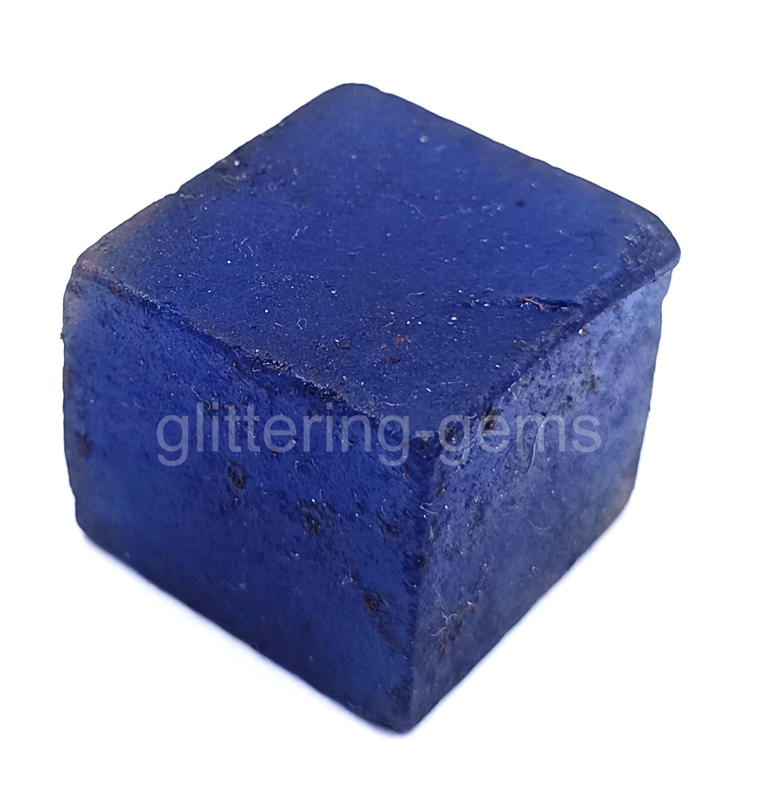 IGL Certified 99.15 Ct Blue Sapphire Rough Cube Dyed Natural Rough Gemstone 5DOH