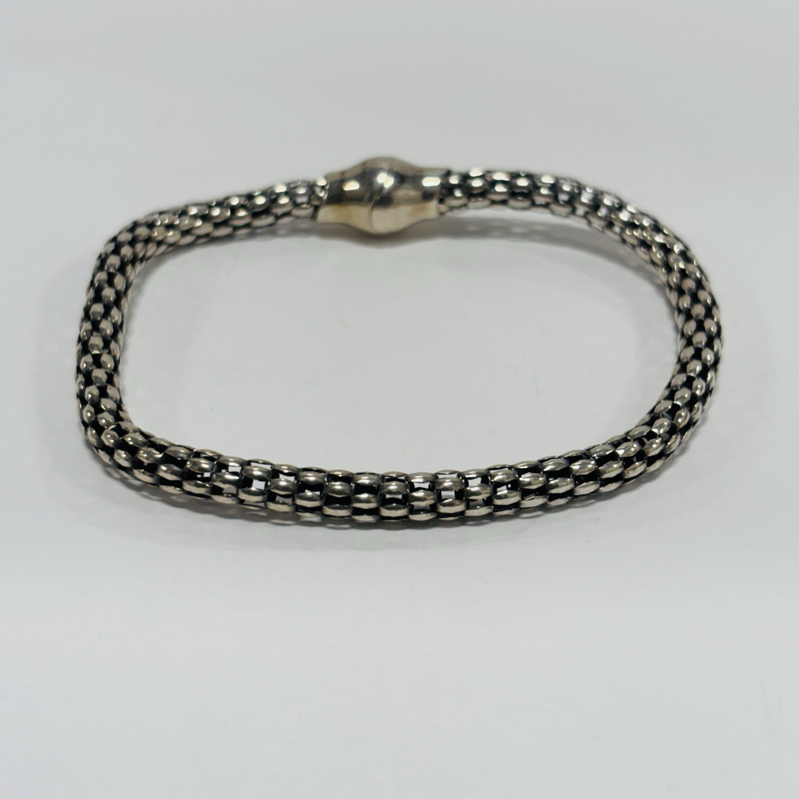 Michael Dawkins Sterling Silver Flex Magnetic Closure Bracelet 7.5 in – .25