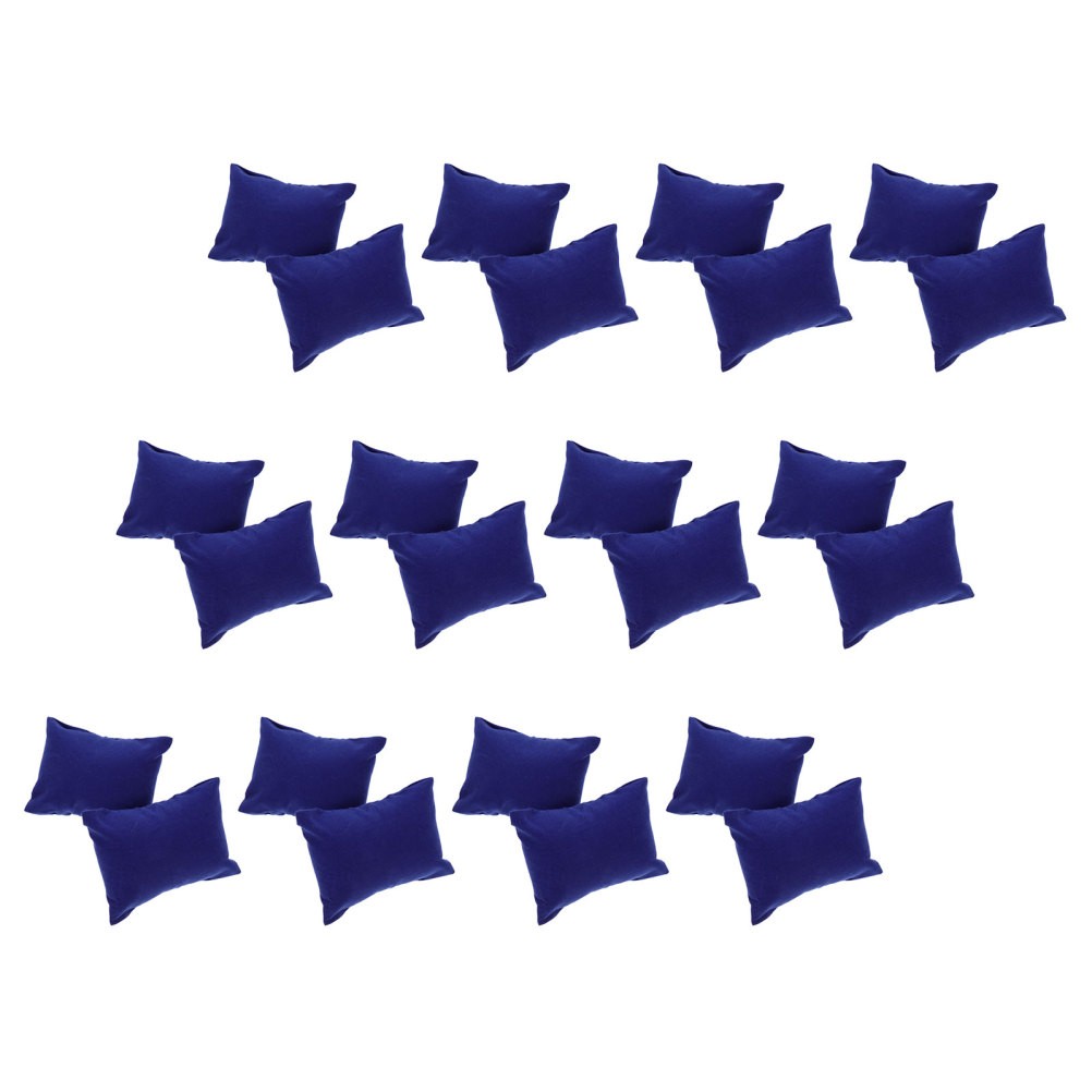 30Pcs Small Blue Watch Pillows Soft Lint Jewelry Display for Bracelets