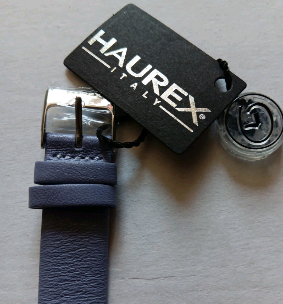 NWT Haurex Italy Women’s Lavender Quartz Watch Leather Strap Day