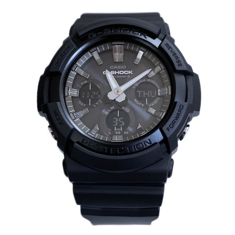 CASIO G SHOCK Radio Reception Tough Solar GAW 100B 1AJF Black Men’s Watch New