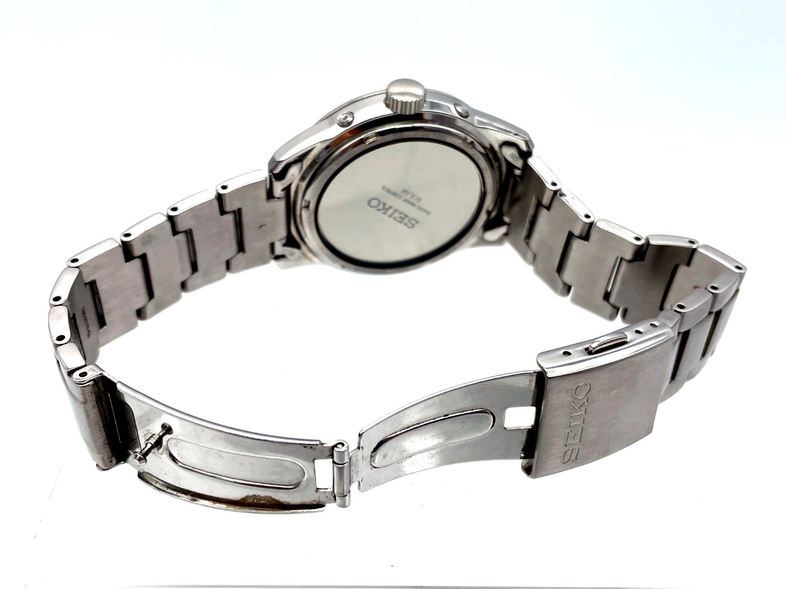 SEIKO Radio Wave Control Solar Men’s Watch Stainless Black Dial 7B24-0BJ0 40mm