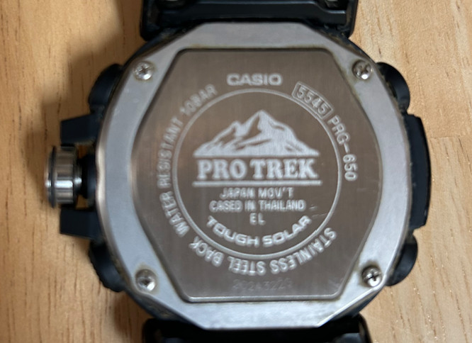 Casio Pro Trek PRG-650-1 Digital Solar Outdoor Watch Orig. Price $385
