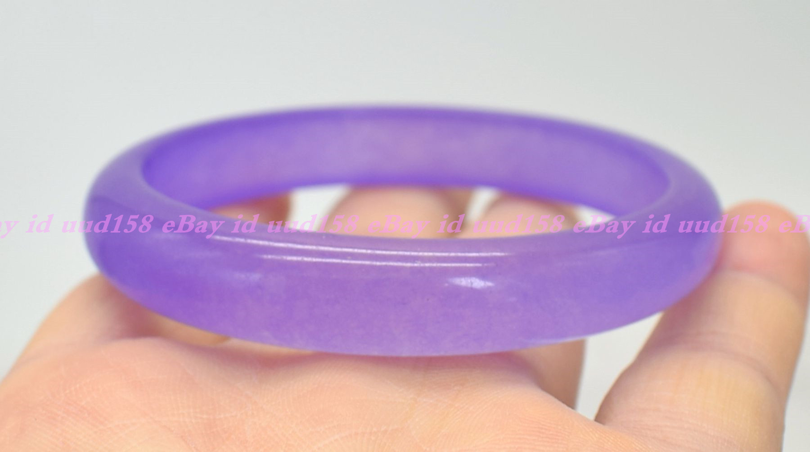 Natural Deep Violet Alexandrite Jade Gemstone Bangle Bracelet 56-62mm Jewelry