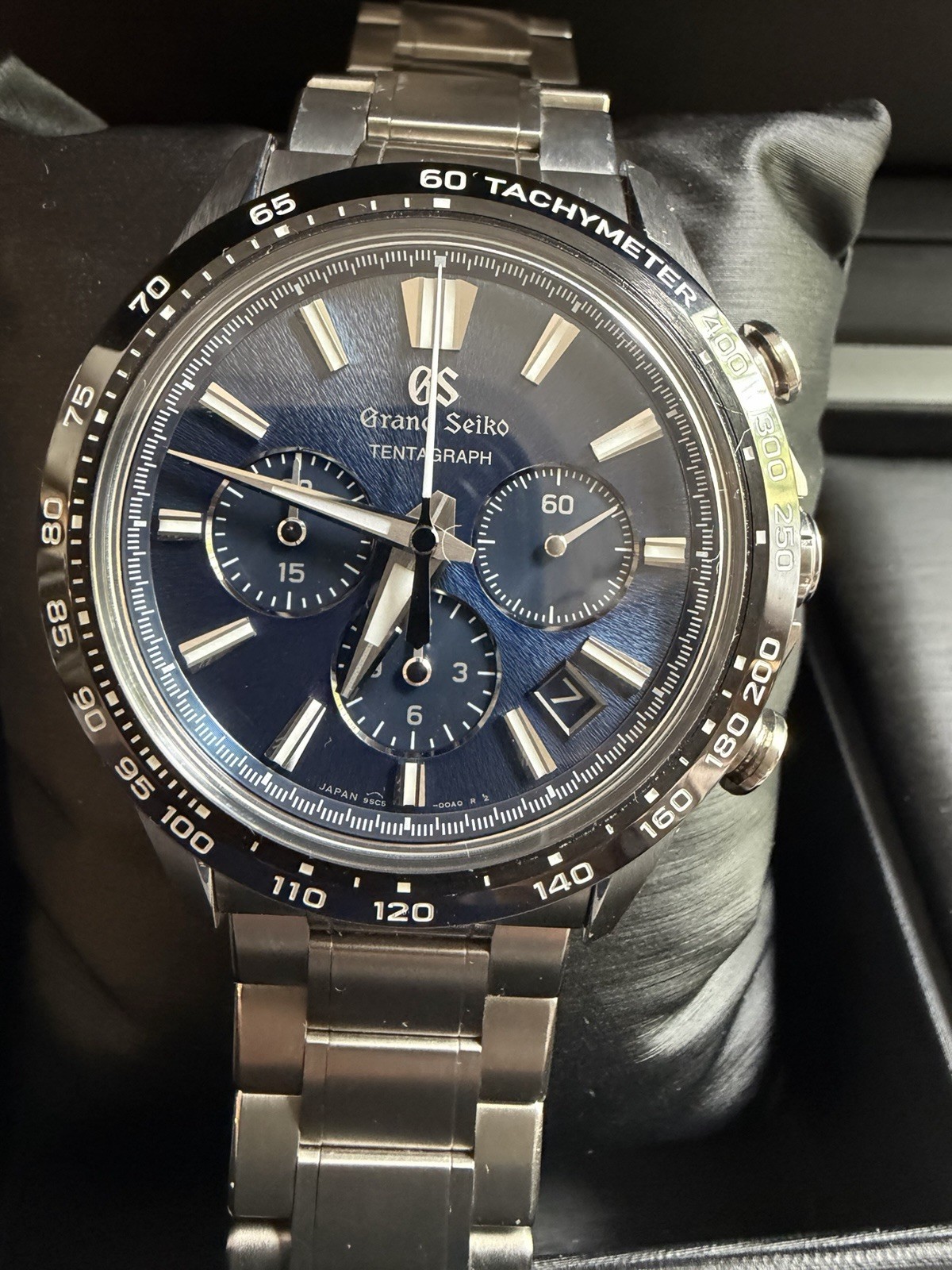 Grand Seiko Tentagraph Chronograph SLGC001 Evolution 9 Hi-Beat with box/papers