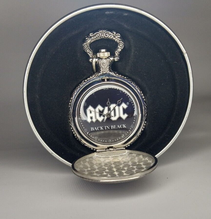 AC/DC Back in Black Pocket Watch 2006 Tour Collection B