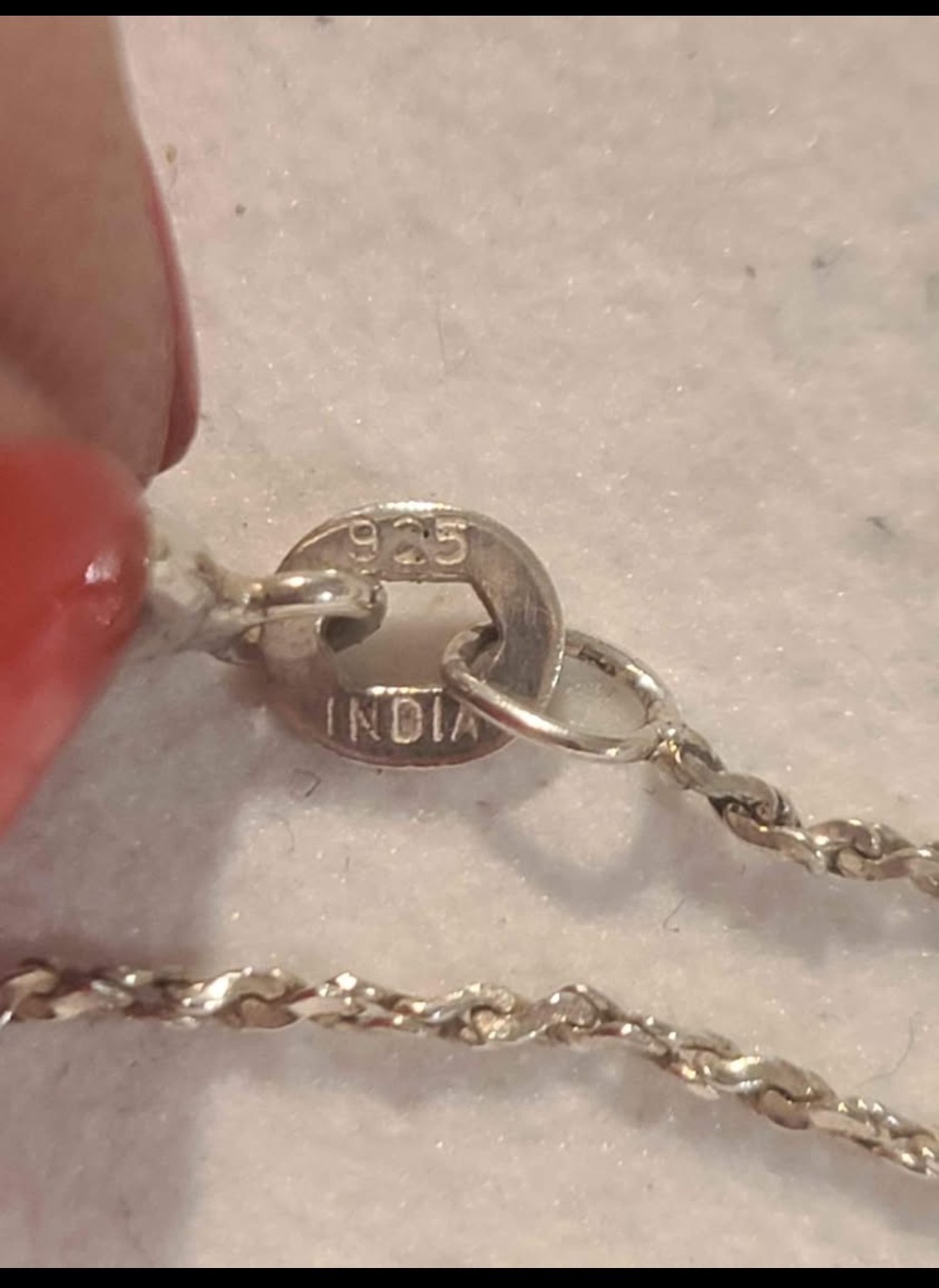 10k Diamond Heart Pendant & 925 Chain