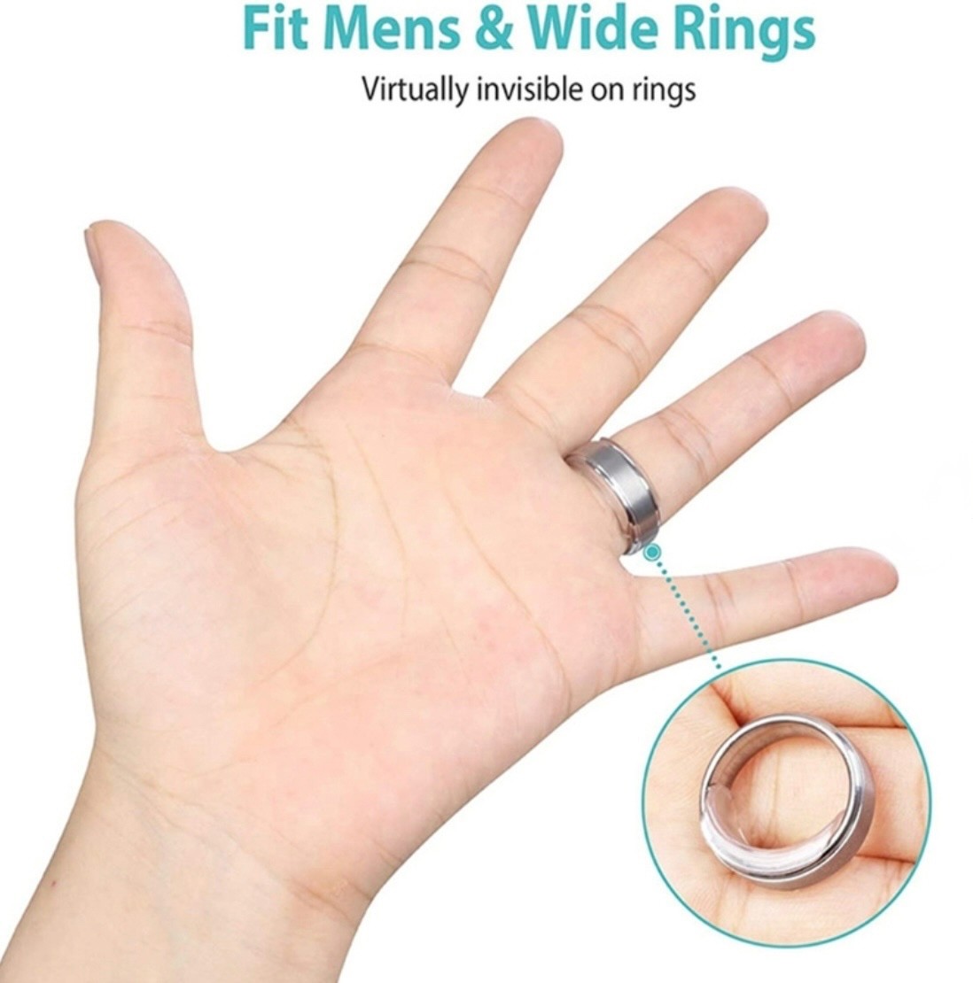 Ring Sizer Adjuster Set Easy Clip Guards Spacers Loose Ring Tighteners 1–10mm