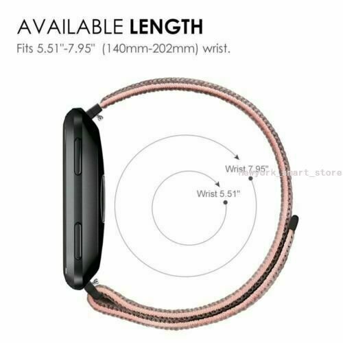 For Fitbit Versa / Versa 2 Nylon Fabric Wristband Wrist Bands Watch Band Strap