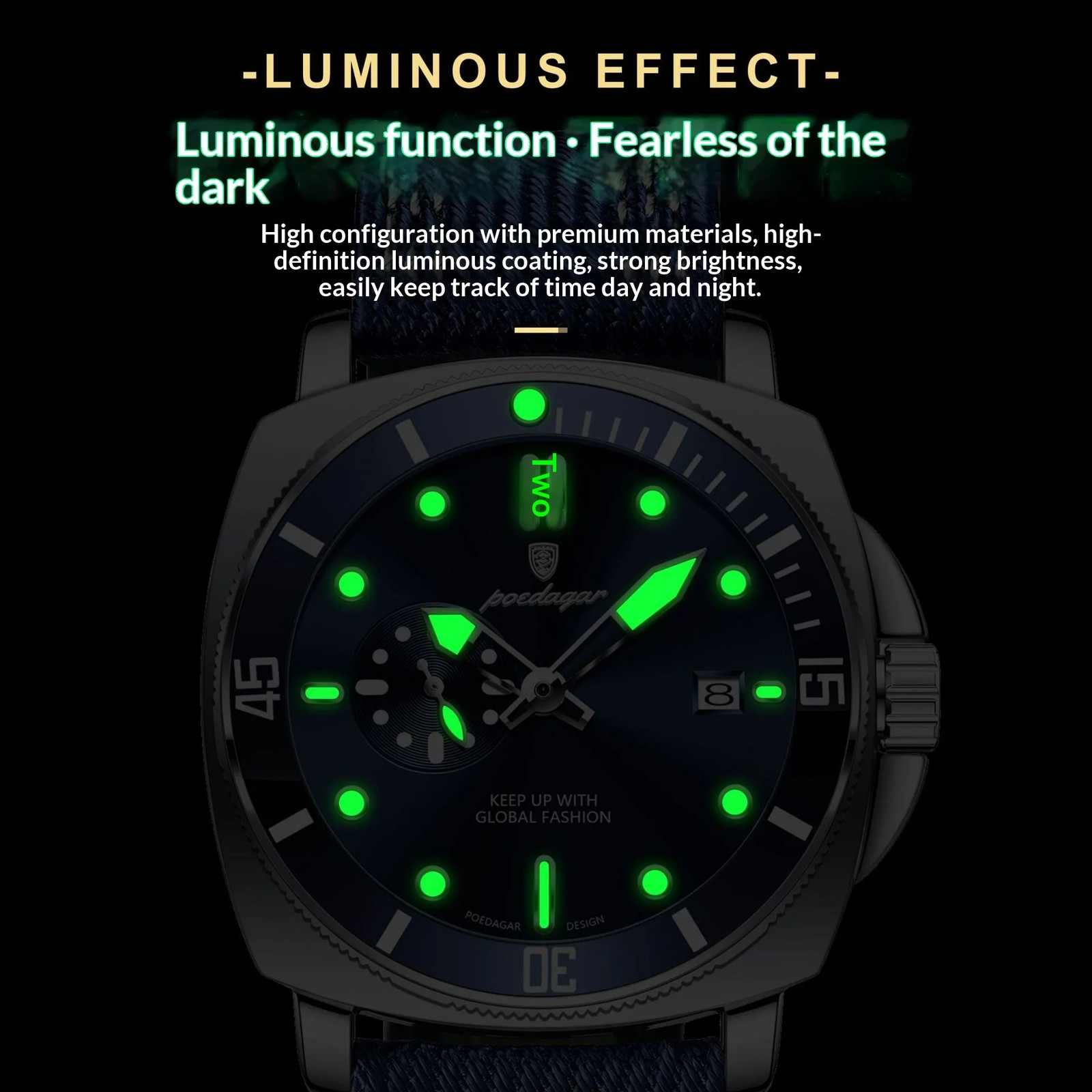 Mens Belt-style Quartz Wristwatch