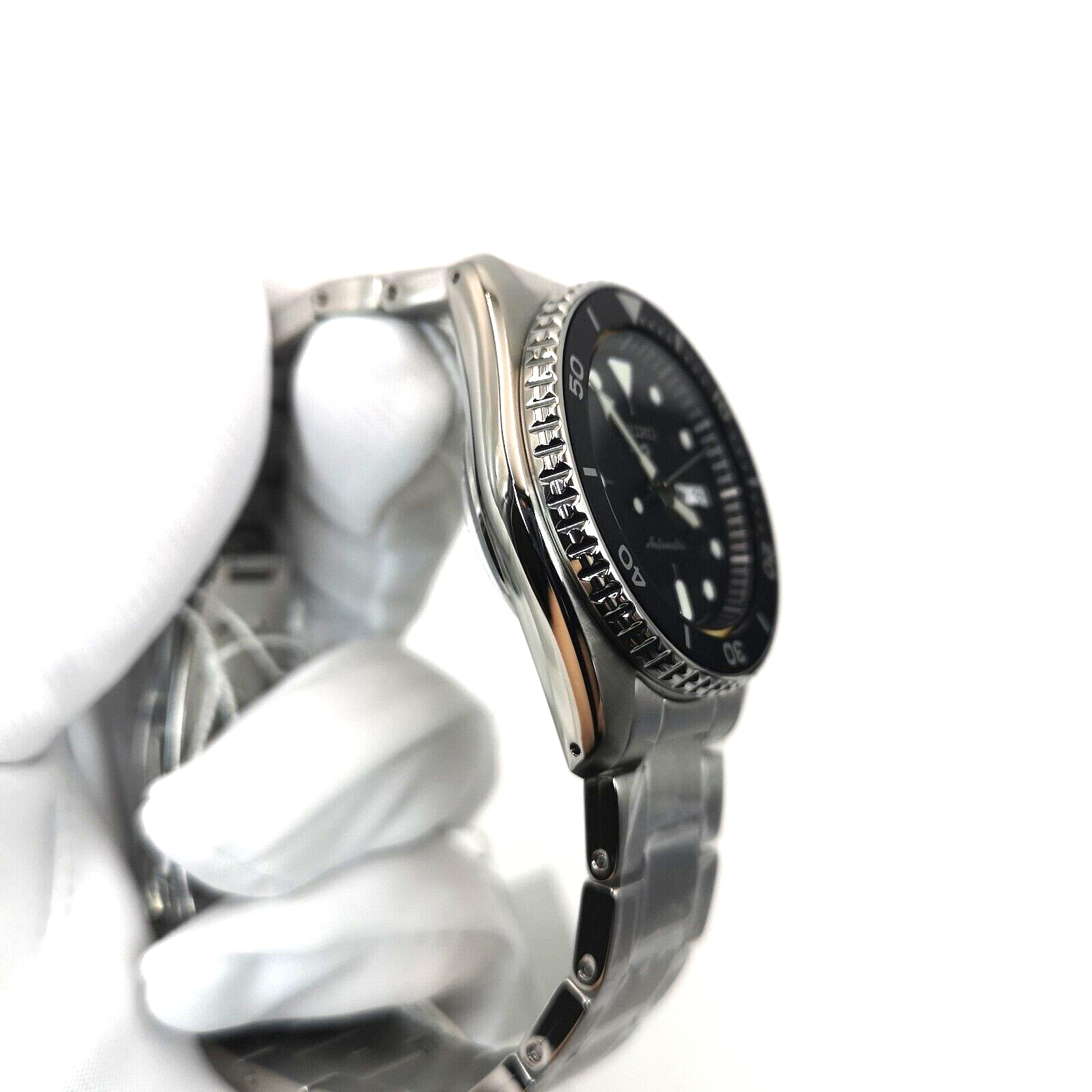 SEIKO 5 Sports SBSA225 Black Automatic Mechanical Diver Men’s Watch New in Box