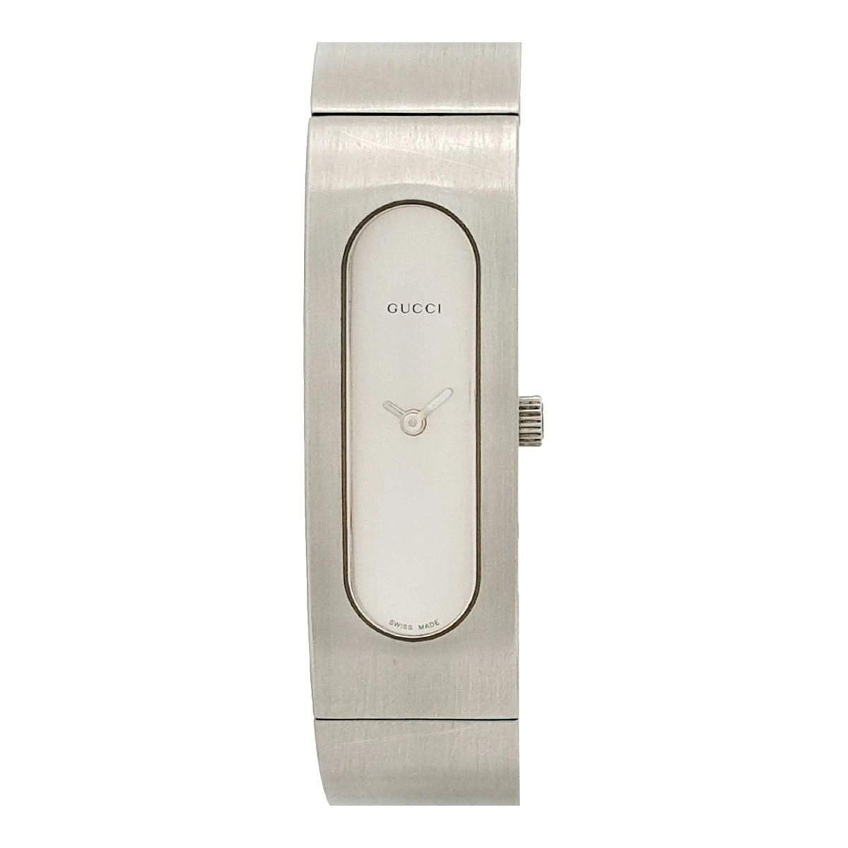 Gucci Bangle Watch 2400S Quartz Stainless Steel Ladies GUCCI Used Watch