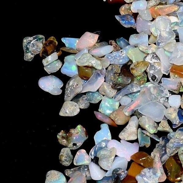 60.00 Cts Natural Ethiopian Fire Opal Play Of Color Most Collectible Tumbles