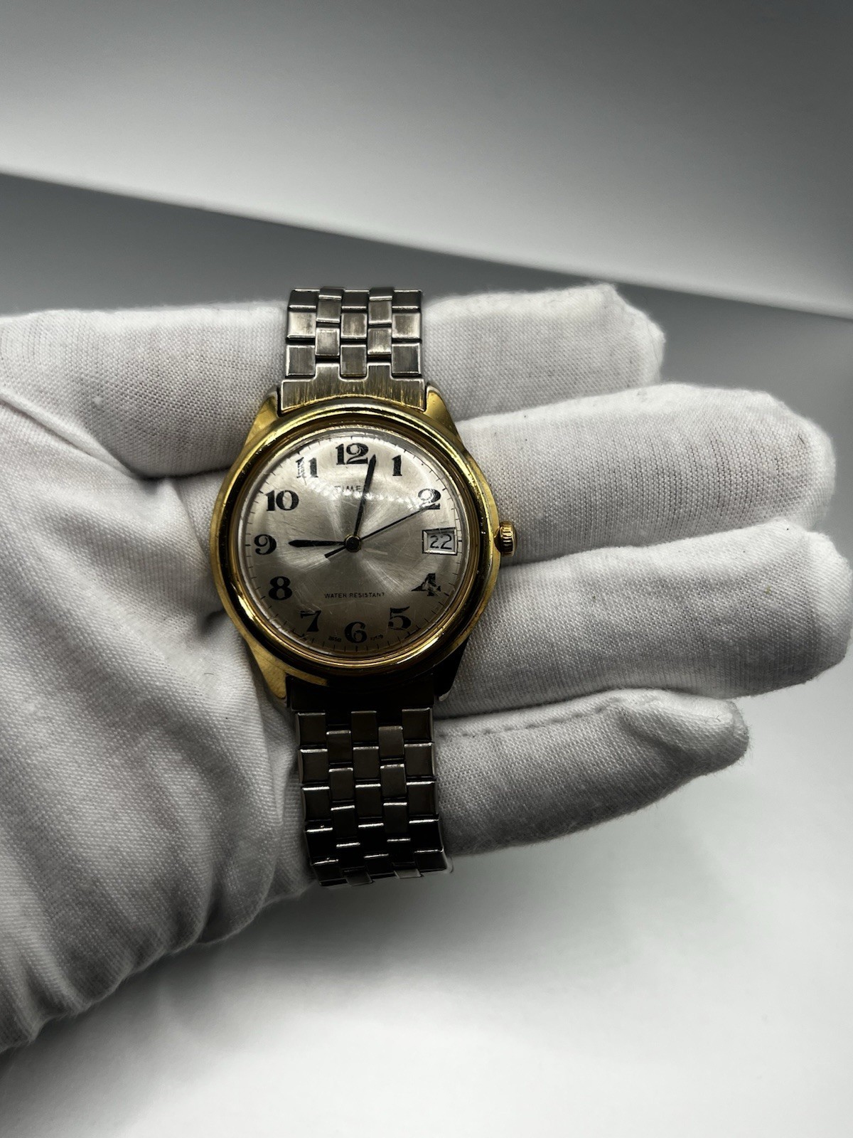 Men’s Vintage Timex Marlin Watch Gold Date England Dial Manual Wind (Read Desc)
