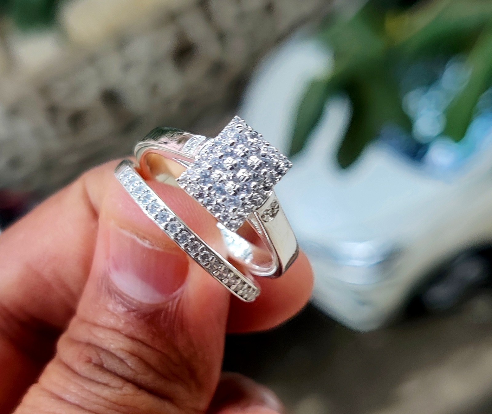 1.50Ct Round Lab Created Diamond Engagement Bridal Ring 14K White Gold Plated