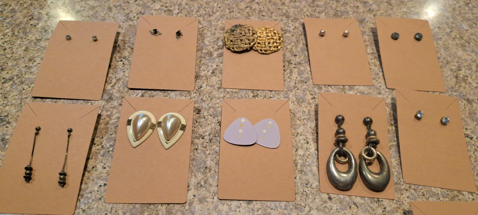 Lot Of 20 Pierced Earrings Pairs Variety Vintage To Now, Costume (LOT #2) READ